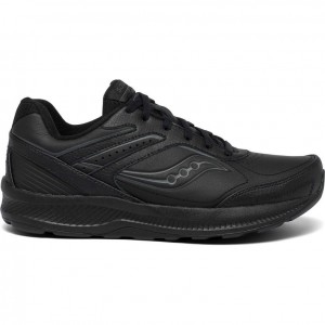 Buty do Biegania Saucony Echelon Walker 3 Wide Damskie Czarne | POLSKA-LZJBX