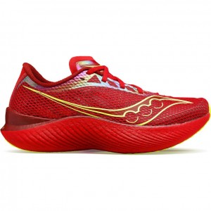 Buty do Biegania Saucony Endorphin Pro 3 Męskie Czerwone | PL-MOIKL