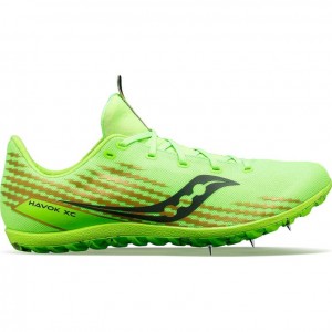 Buty do Biegania Saucony Havok XC 3 Płaskie Damskie Zielone | PL-KGVCN