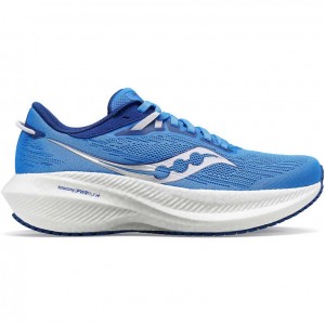 Buty do Biegania Saucony Triumph 21 Damskie Niebieskie | PL-GVBPM