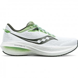 Buty do Biegania Saucony Triumph 21 Męskie Białe | PL-AJSMW