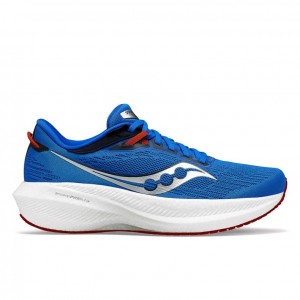 Buty do Biegania Saucony Triumph 21 Męskie Niebieskie | POLSKA-SVMHX