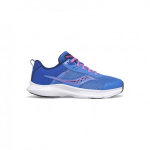 Trampki Saucony Axon 3 Duże Dziecko Niebieskie | PL-VPGYO