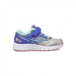 Trampki Saucony Cohesion 14 A/C Duże Dziecko Srebrne | PL-OGKTA