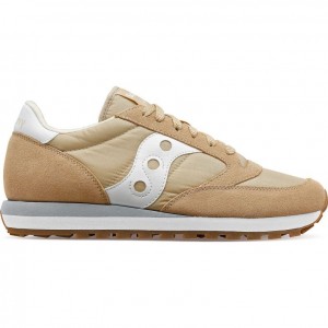 Trampki Saucony Jazz Original Damskie Beżowe | PL-LKNZR