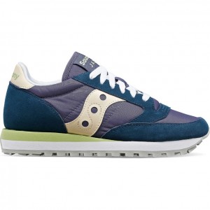 Trampki Saucony Jazz Original Damskie Granatowe | PL-HBERC