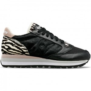 Trampki Saucony Jazz Triple Damskie Czarne | PL-ABNSV