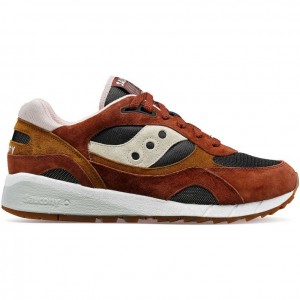 Trampki Saucony Shadow 6000 Damskie Brązowe Czarne | PL-FOUQX