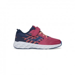 Trampki Saucony Wind 2.0 A/C Duże Dziecko Granatowe Czerwone | POLSKA-IDALF