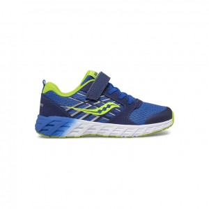 Trampki Saucony Wind 2.0 A/C Duże Dziecko Niebieskie | POLSKA-IVXPU