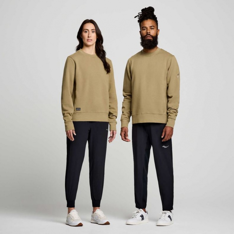 Bluza Saucony Recovery Crew Damskie Oliwkowe | POLSKA-AIKQH