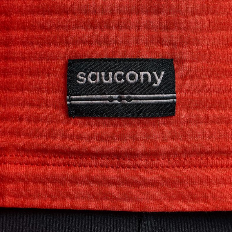 Bluza Saucony Triumph 3D Crew Męskie Pomarańczowe | POLSKA-PGIDA