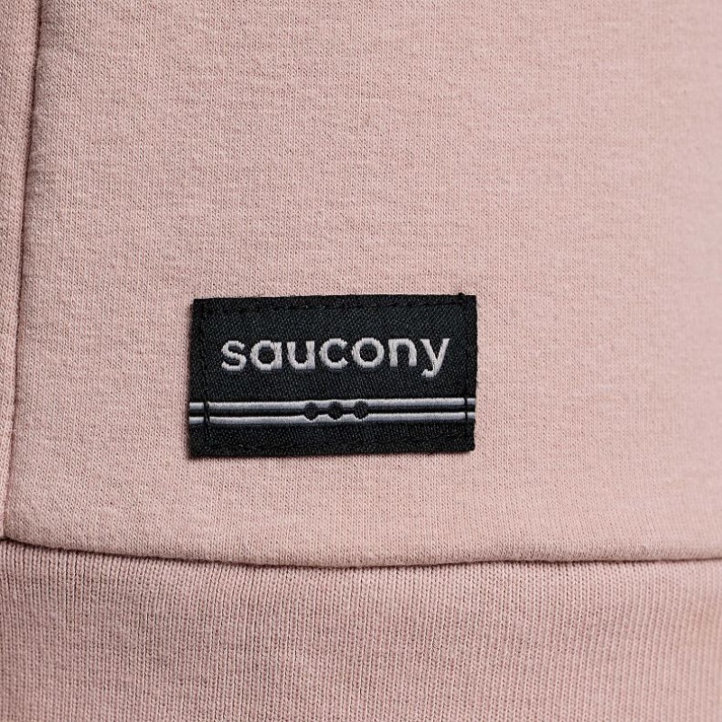 Bluza z Kapturem Saucony Recovery Zip Tunic Damskie Różowe | POLSKA-RZYUH