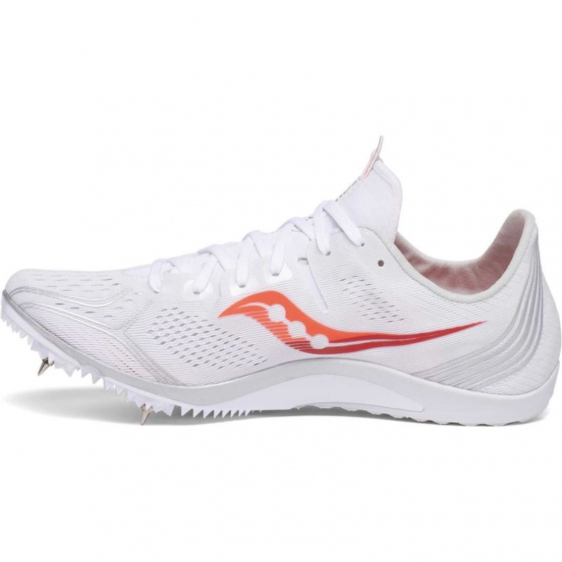 Buty Kolce Lekkoatletyczne Saucony Endorphin 3 Damskie Białe | PL-RMKDS