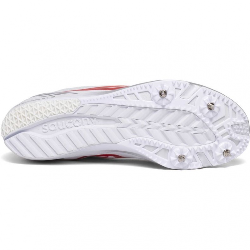 Buty Kolce Lekkoatletyczne Saucony Endorphin 3 Damskie Białe | PL-RMKDS