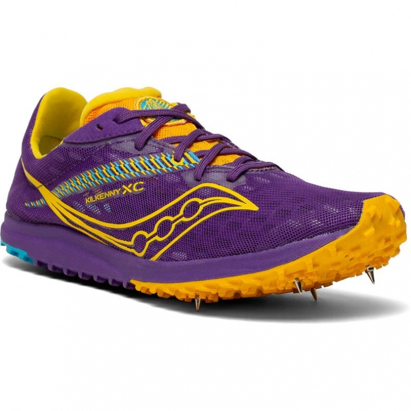 Buty Kolce Lekkoatletyczne Saucony Kilkenny XC9 Damskie Fioletowe | PL-UPWZF