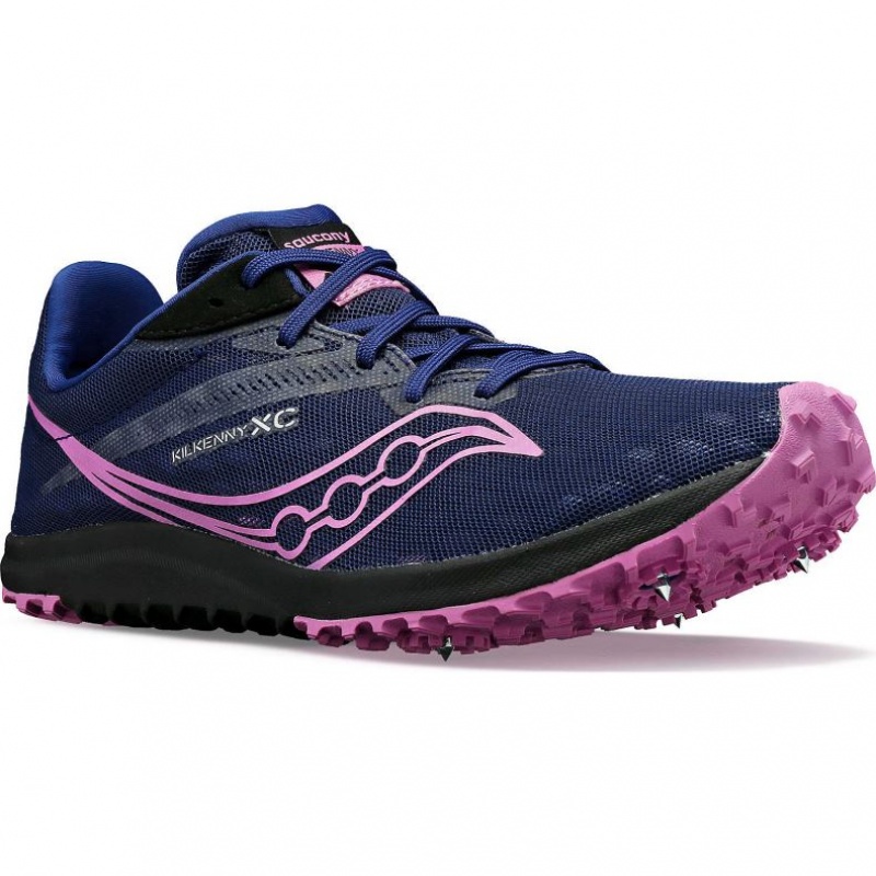 Buty Kolce Lekkoatletyczne Saucony Kilkenny XC9 Damskie Indygo | PL-MXAOU