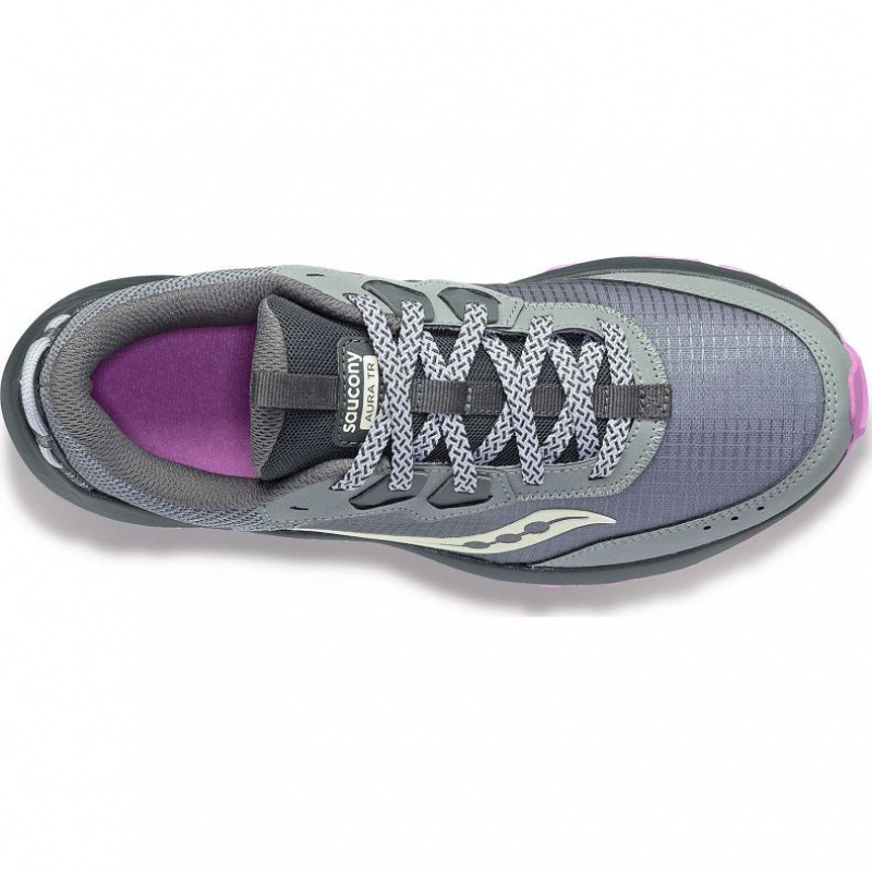 Buty do Biegania Saucony Aura TR Wide Damskie Szare | PL-PFQGM