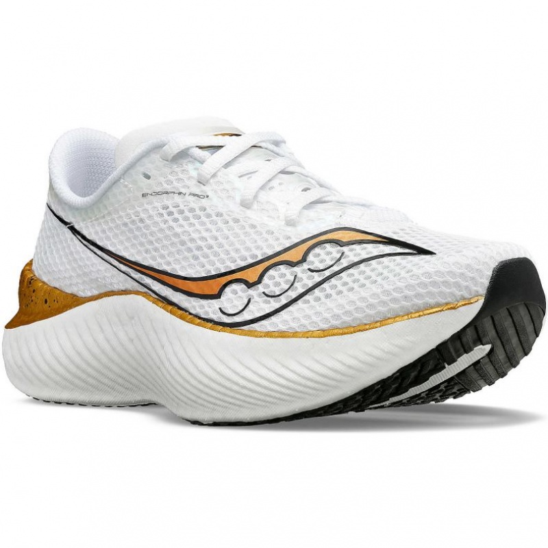 Buty do Biegania Saucony Endorphin Pro 3 Damskie Białe | PL-OLVDZ