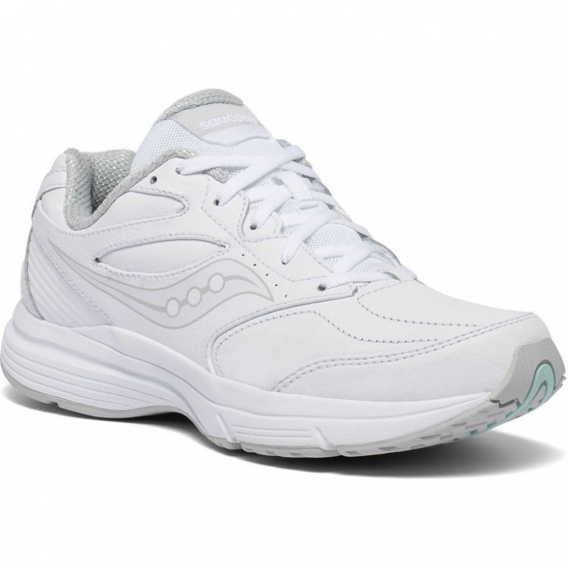 Buty do Biegania Saucony Integrity Walker 3 Wide Damskie Białe | POLSKA-OSPCI