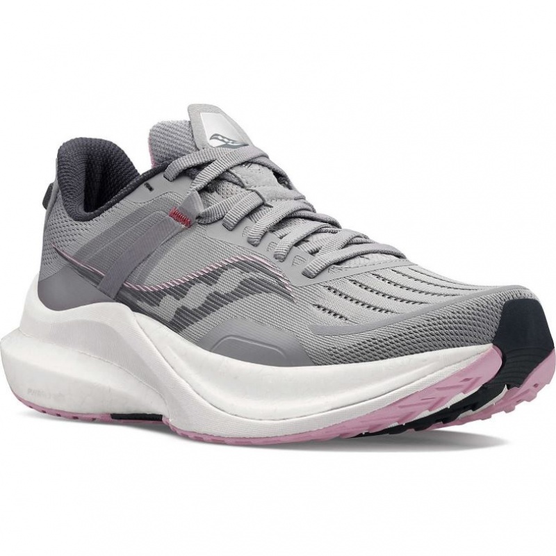 Buty do Biegania Saucony Tempus Wide Damskie Szare | PL-EPZIA