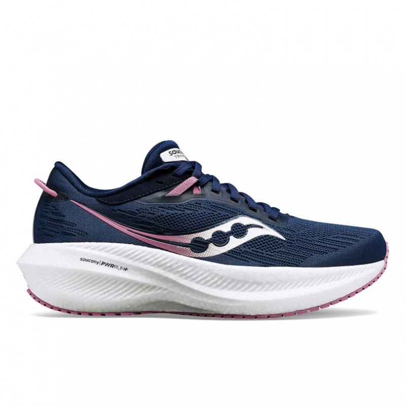 Buty do Biegania Saucony Triumph 21 Damskie Granatowe | POLSKA-EZWNC