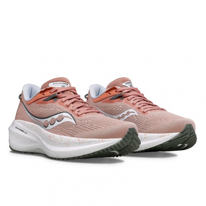 Buty do Biegania Saucony Triumph 21 Damskie Koralowe | PL-YISEB