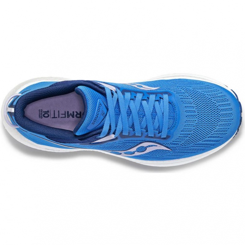 Buty do Biegania Saucony Triumph 21 Damskie Niebieskie | PL-GVBPM