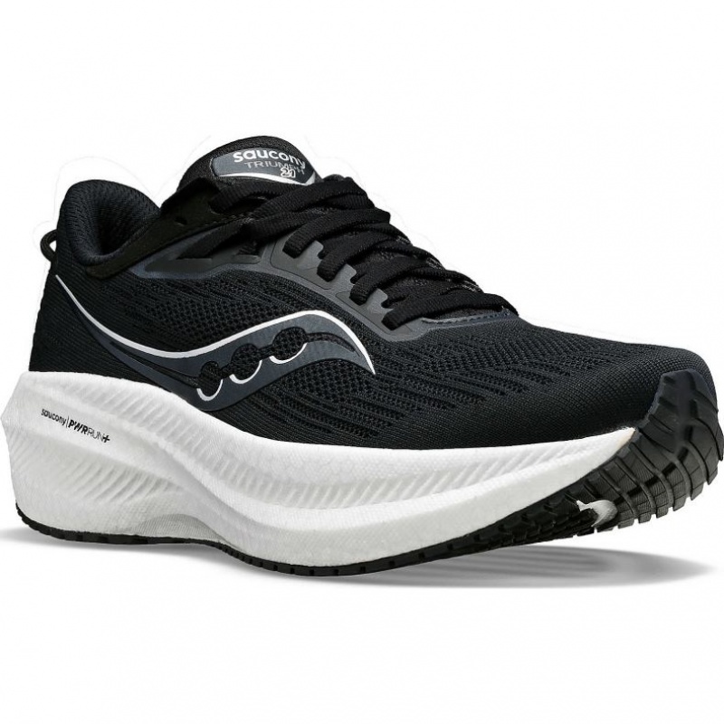 Buty do Biegania Saucony Triumph 21 Damskie Czarne | POLSKA-QVTJI