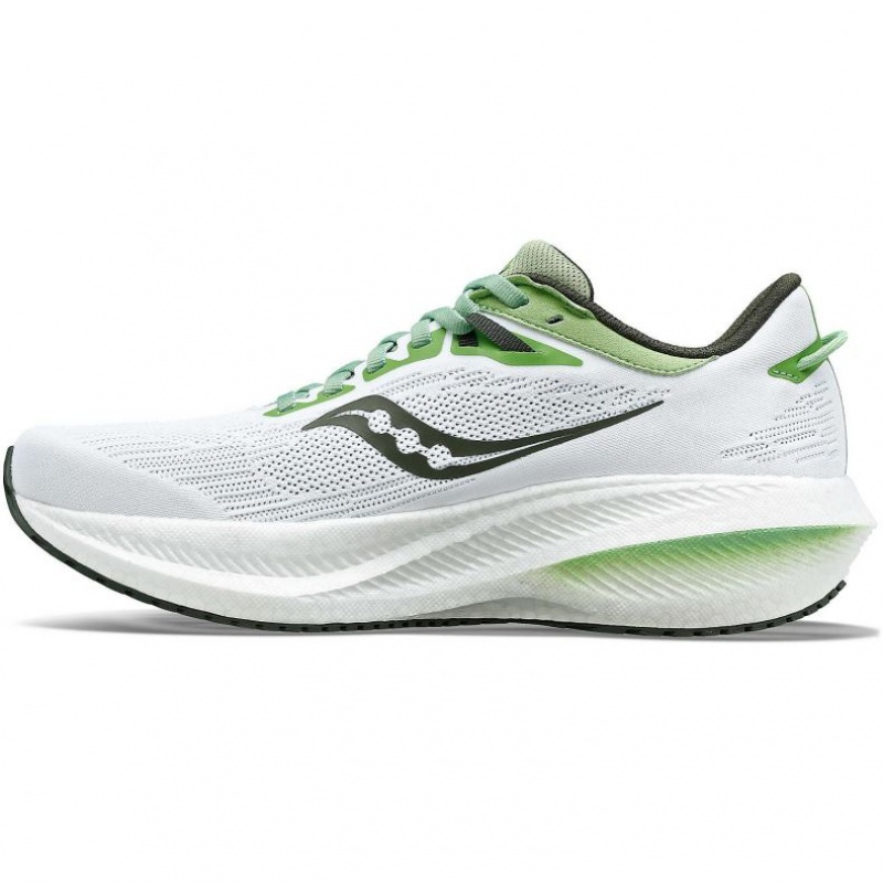 Buty do Biegania Saucony Triumph 21 Męskie Białe | PL-AJSMW