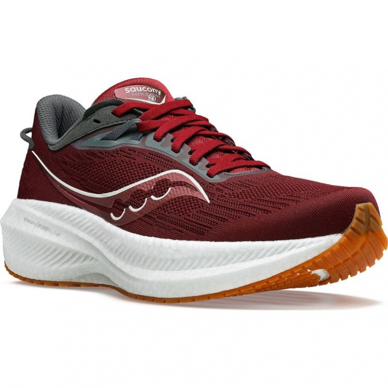 Buty do Biegania Saucony Triumph 21 Męskie Czerwone | PL-HFKUN