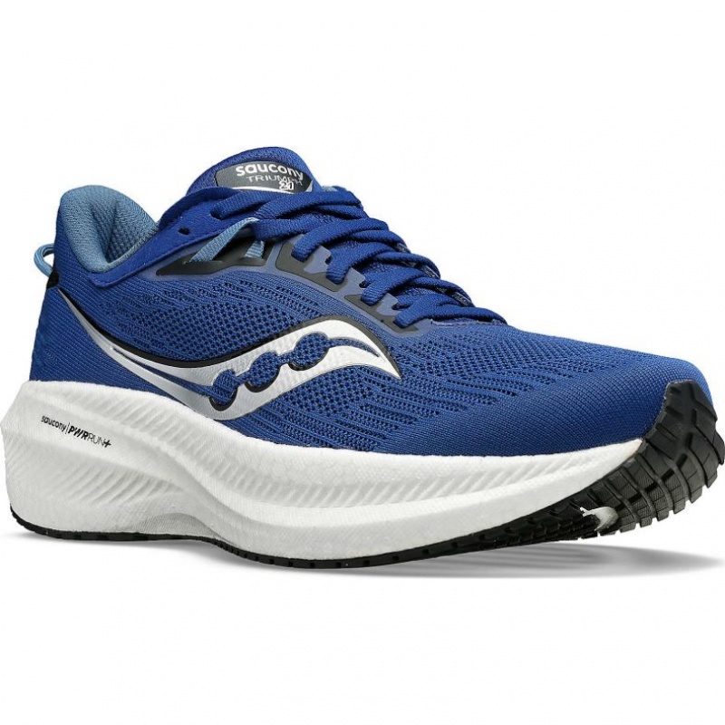 Buty do Biegania Saucony Triumph 21 Męskie Indygo | PL-CLBID