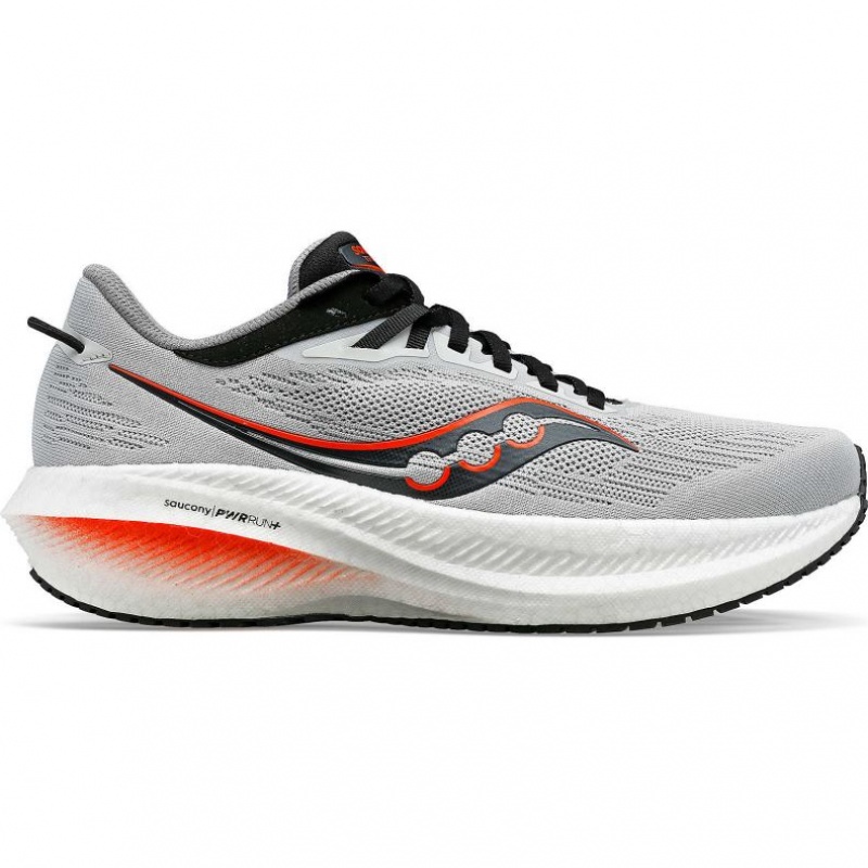 Buty do Biegania Saucony Triumph 21 Wide Męskie Szare | PL-BTAFL