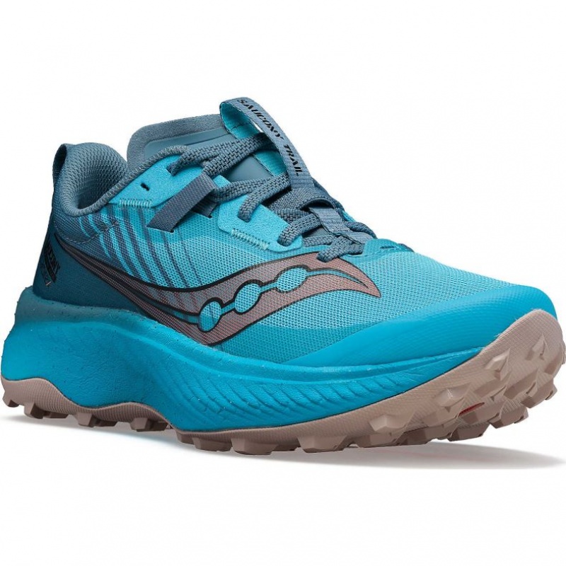 Buty do Biegania w Terenie Saucony Endorphin Edge Damskie Niebieskie | PL-CREJS