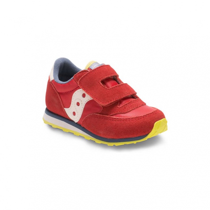 Trampki Saucony Baby Jazz Hook & Loop Małe Dziecko Czerwone | POLSKA-LEJKA