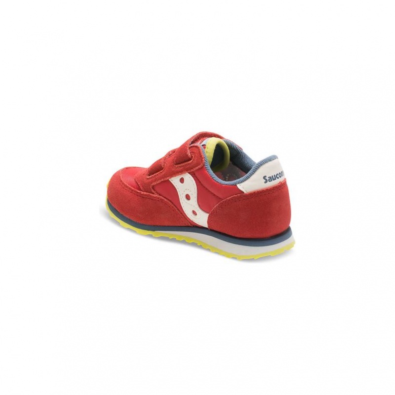 Trampki Saucony Baby Jazz Hook & Loop Małe Dziecko Czerwone | POLSKA-LEJKA