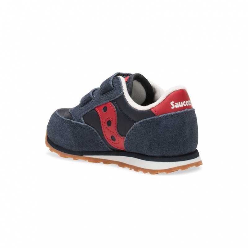 Trampki Saucony Baby Jazz Hook & Loop Małe Dziecko Granatowe | POLSKA-XVDWR