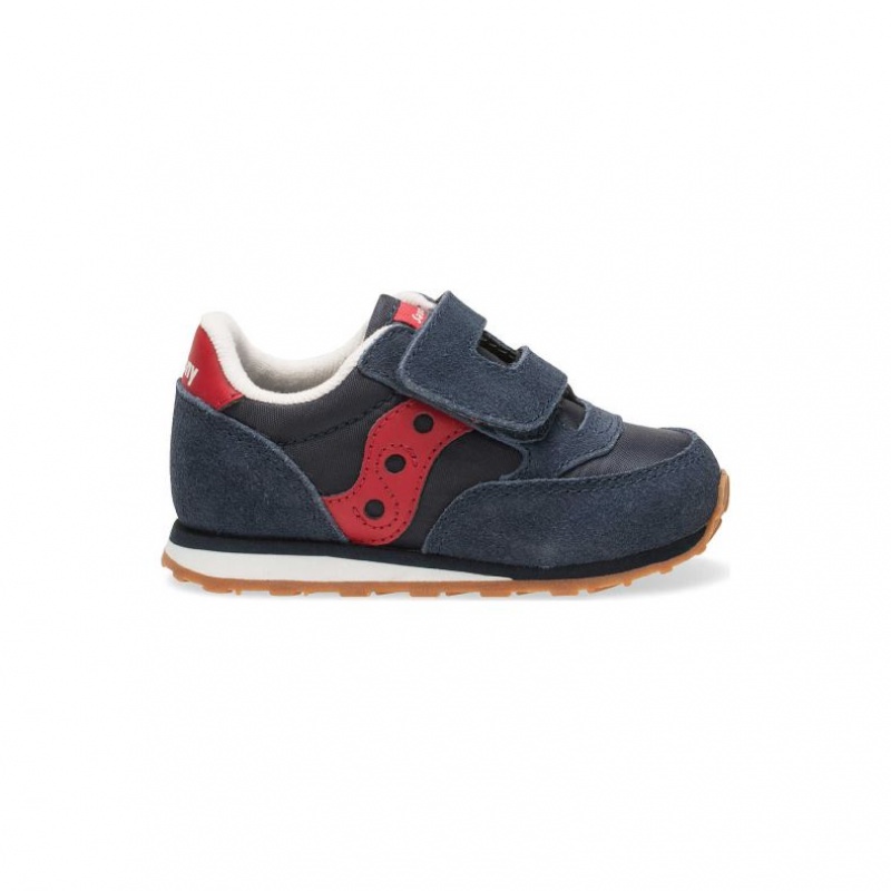 Trampki Saucony Baby Jazz Hook & Loop Małe Dziecko Granatowe | POLSKA-XVDWR