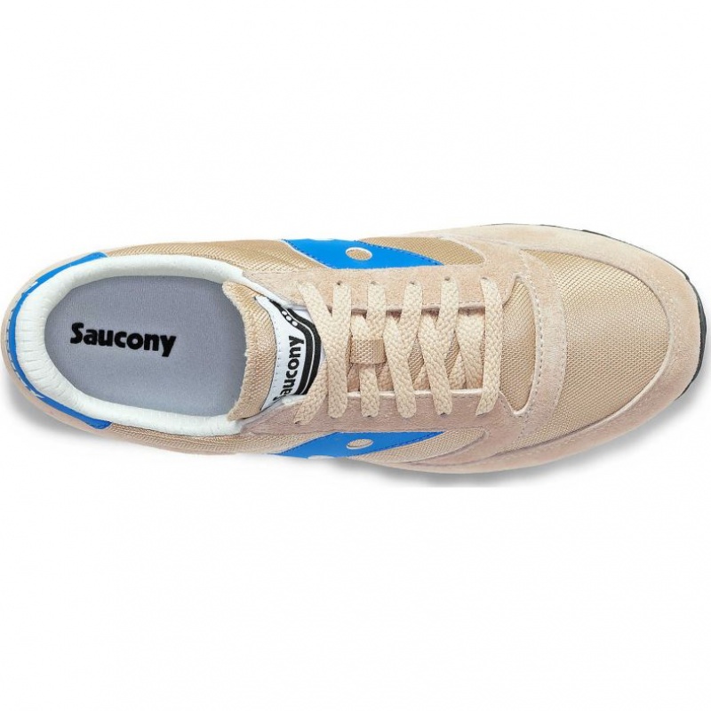 Trampki Saucony Jazz 81 Męskie Beżowe Niebieskie | POLSKA-JMFKP