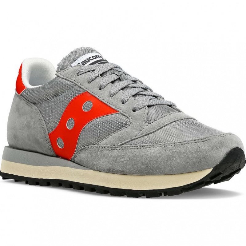 Trampki Saucony Jazz 81 Męskie Szare Czerwone | PL-VWXUO