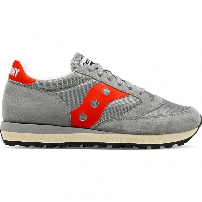 Trampki Saucony Jazz 81 Męskie Szare Czerwone | PL-VWXUO