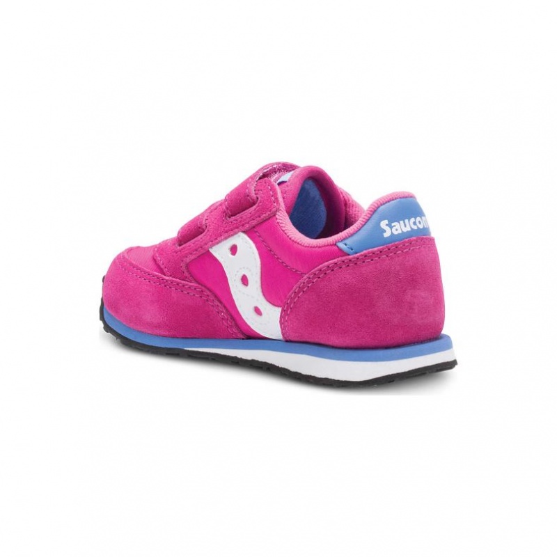 Trampki Saucony Jazz Hook & Loop Duże Dziecko Różowe | PL-GZDTY