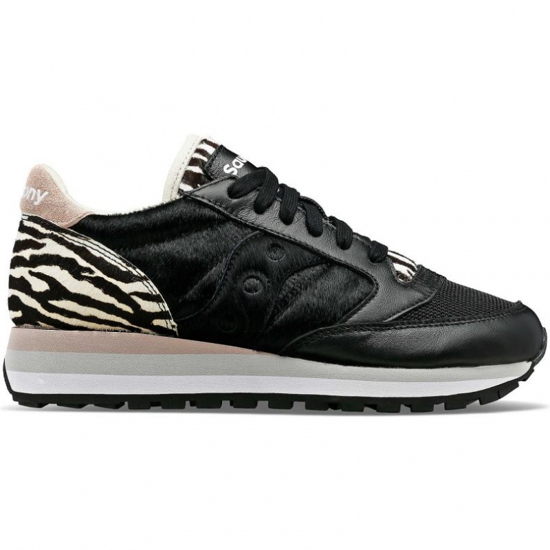 Trampki Saucony Jazz Triple Damskie Czarne | PL-ABNSV