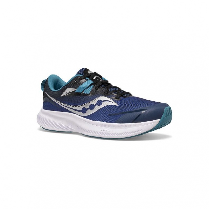 Trampki Saucony Ride 15 Duże Dziecko Niebieskie | PL-AIOHS