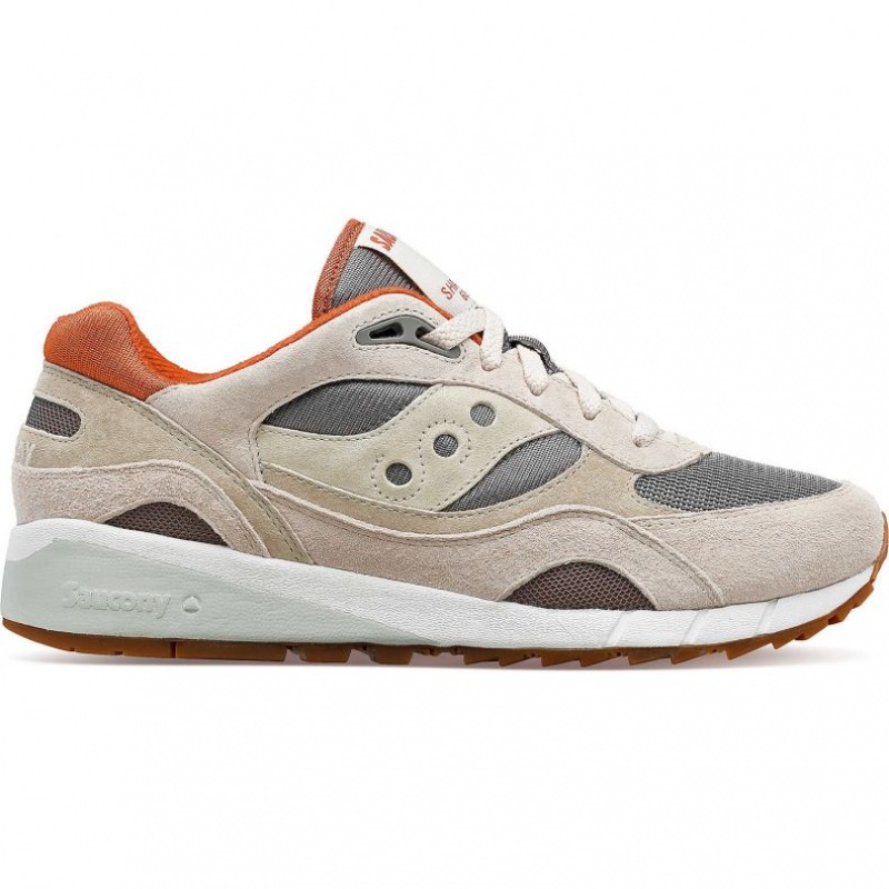 Trampki Saucony Shadow 6000 Damskie Beżowe Szare | PL-ILPVF