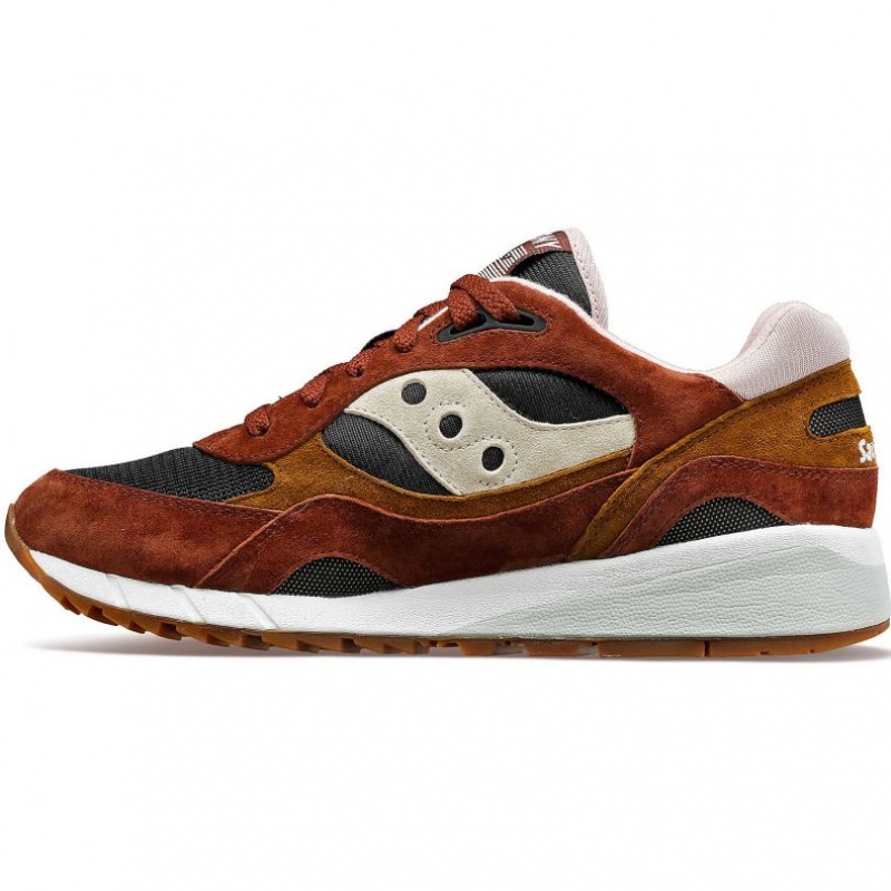 Trampki Saucony Shadow 6000 Damskie Brązowe Czarne | PL-FOUQX