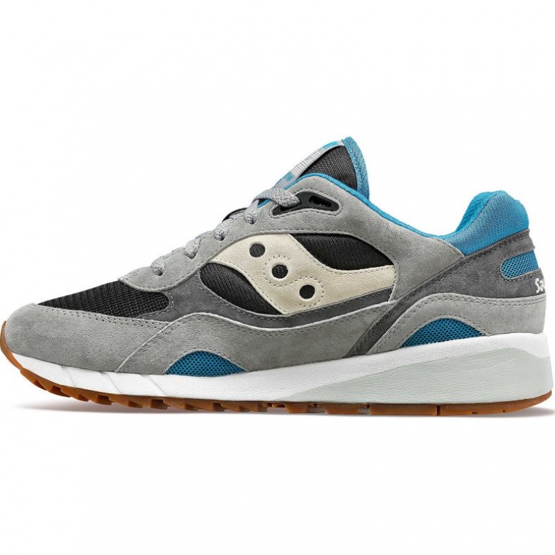 Trampki Saucony Shadow 6000 Damskie Szare Czarne | PL-BSEZQ