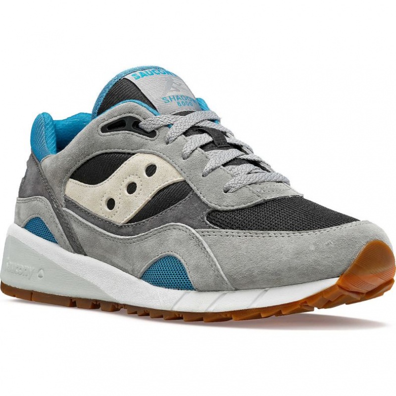 Trampki Saucony Shadow 6000 Damskie Szare Czarne | PL-BSEZQ