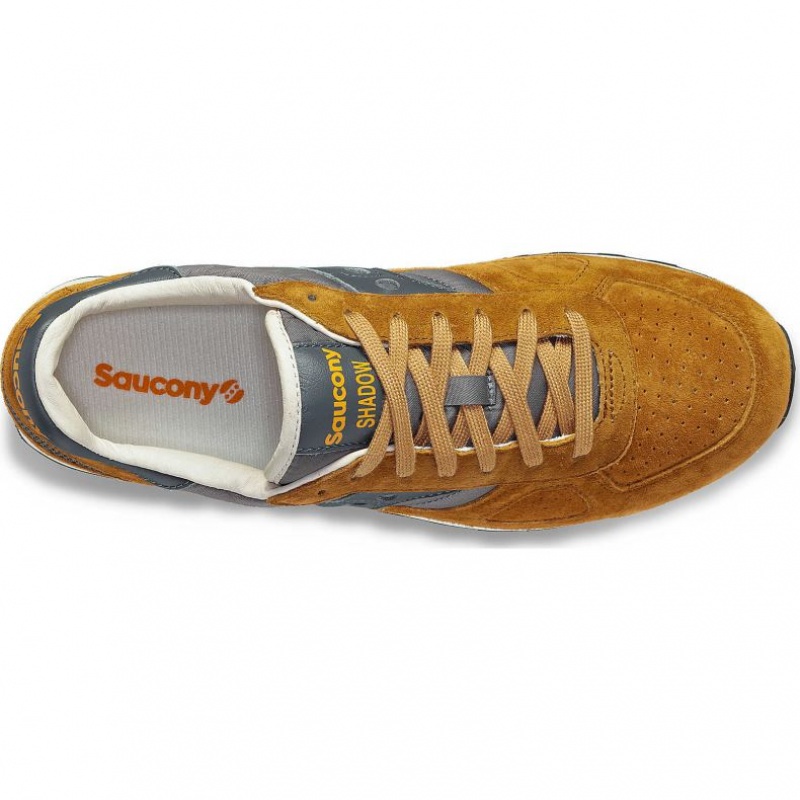 Trampki Saucony Shadow Original Premium Męskie Brązowe Szare | PL-NBFLA