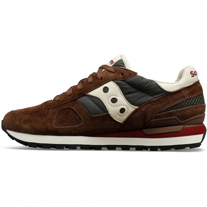 Trampki Saucony Shadow Original Premium Męskie Brązowe | PL-CLABS